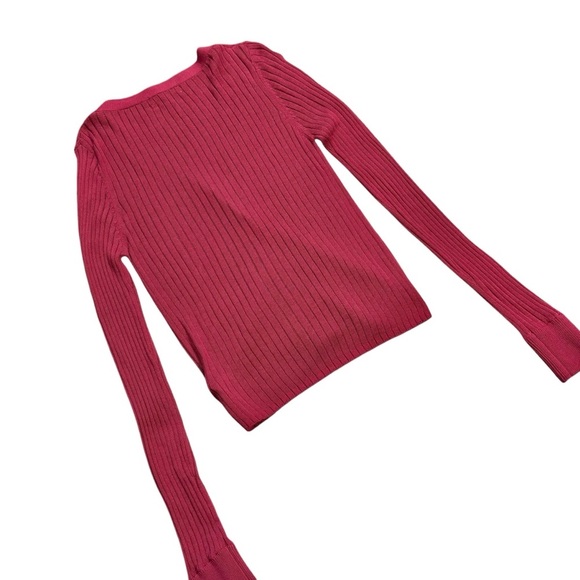 Urban Outfitters Ribbed Long Sleeve Cardigan, Size Medium - Picture 4 of 10